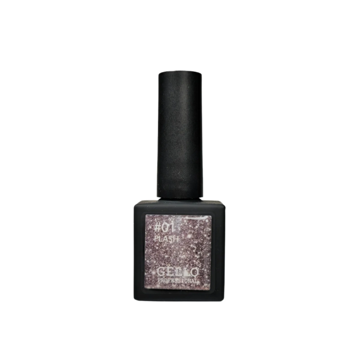 לק ג'ל 8 מ"ל | מס' 01 פלאש | גלו מיניס GELLO MINIZ