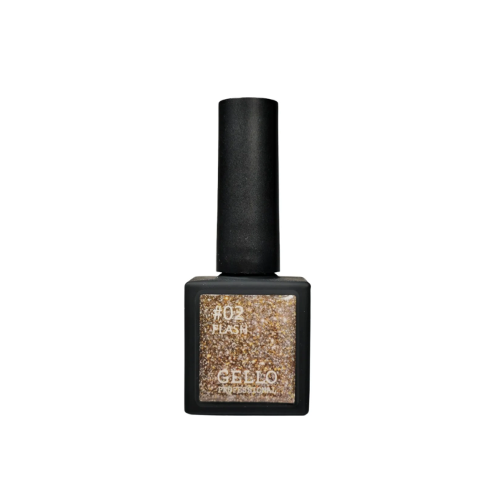 לק ג'ל 8 מ"ל | מס' 02 פלאש | גלו מיניס GELLO MINIZ