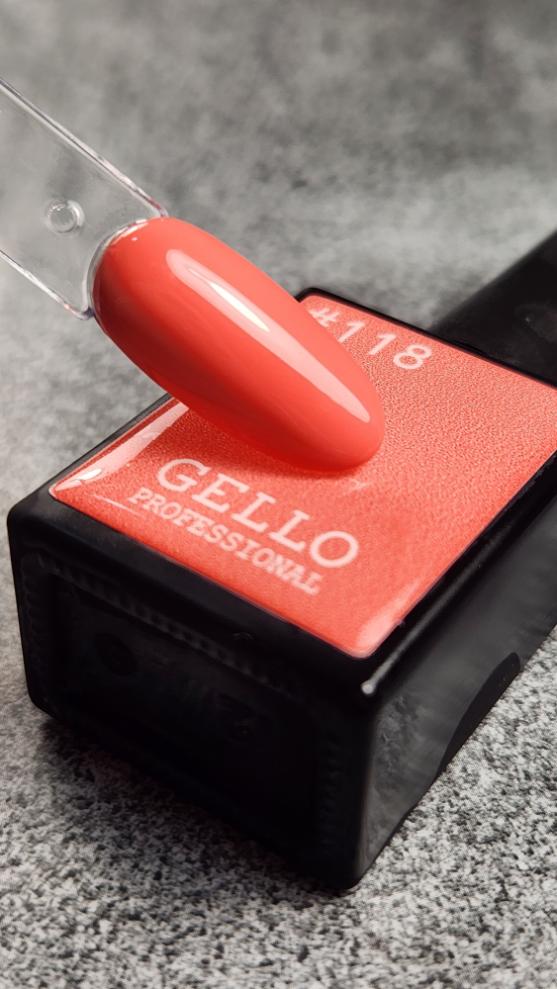 לק ג'ל 13 מ"ל | מס' 118 סלמון זוהר | גלו GELLO