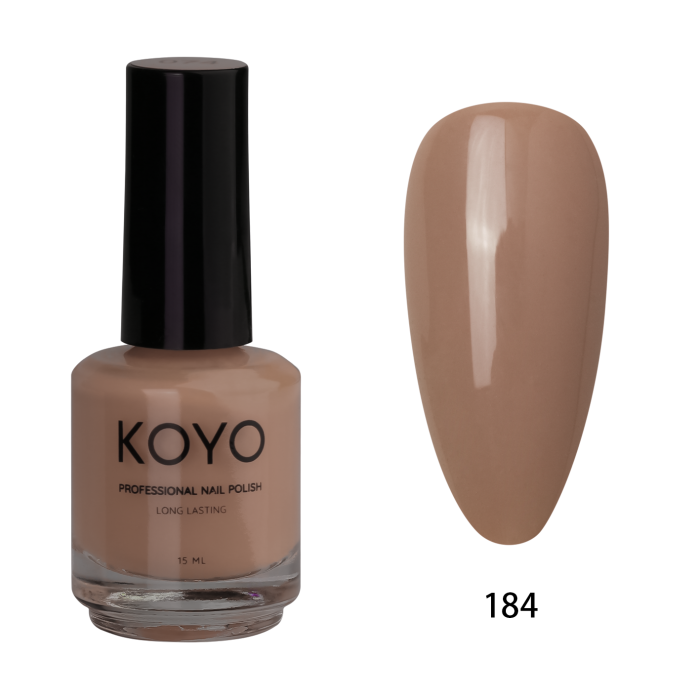 לק עמיד 15 מ"ל | מס' 184 | קויו KOYO