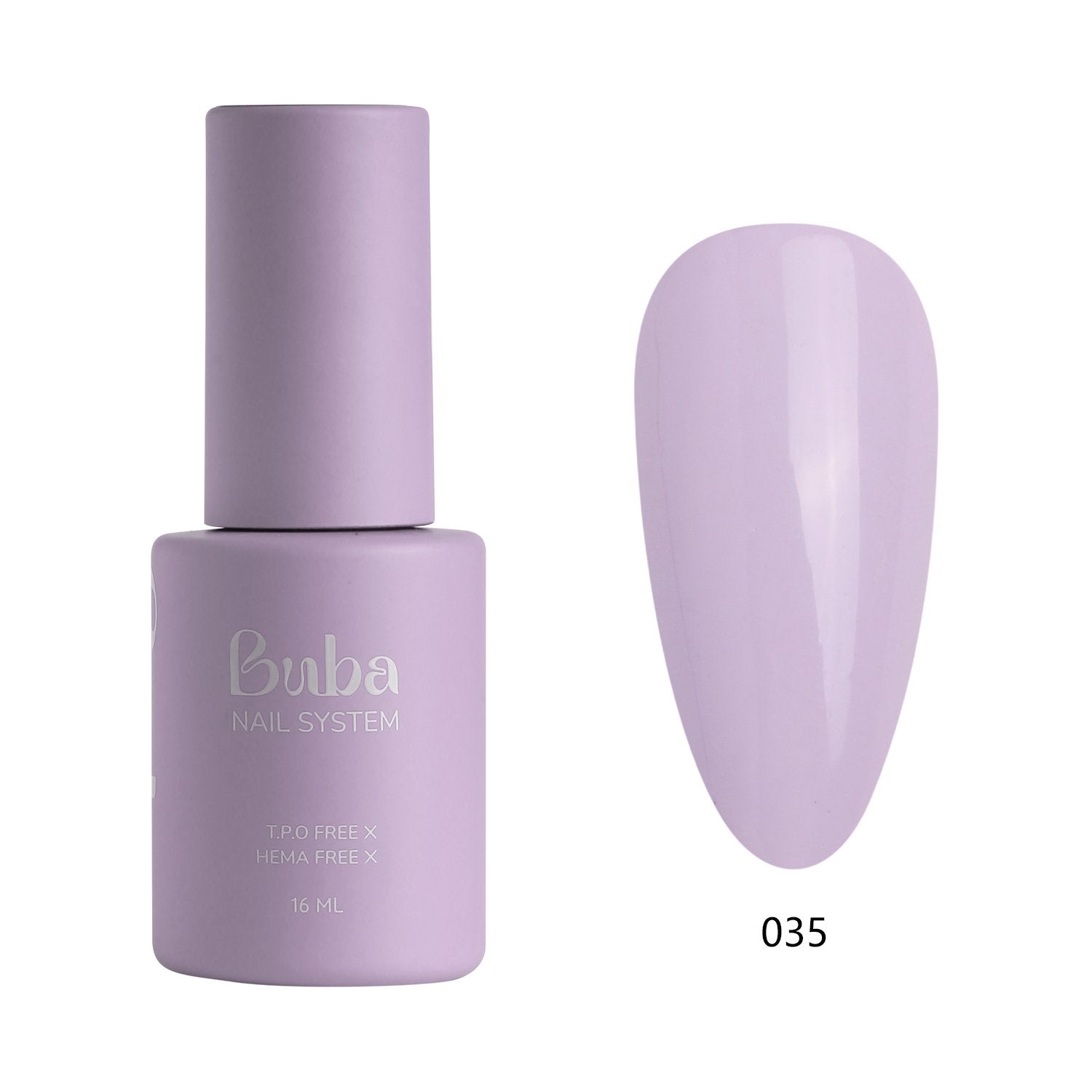 לק ג׳ל בובה Buba HEMA FREE גוון 035