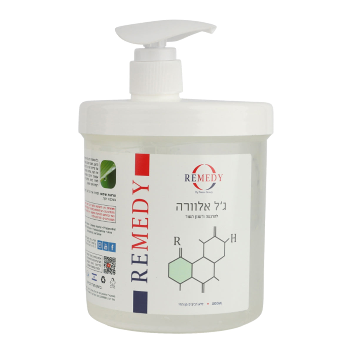 ג'ל אלוורה 1 ליטר | פראנס ביוטי France Beauty