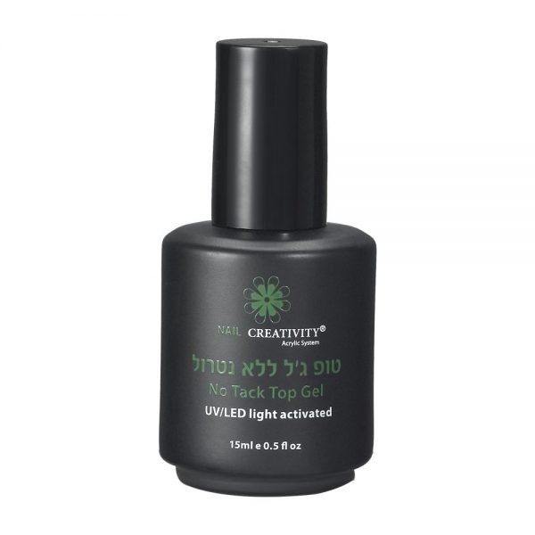 טופ שקוף ללא נטרול 15 מ"ל – נייל קריאטיביטי