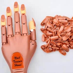 יד אימון לציפורניים עם 100 טיפסים וחיבור לשולחן