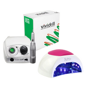 מבצע ! מכונת שיוף ויוי דריל + מנורת ייבוש סאן 2