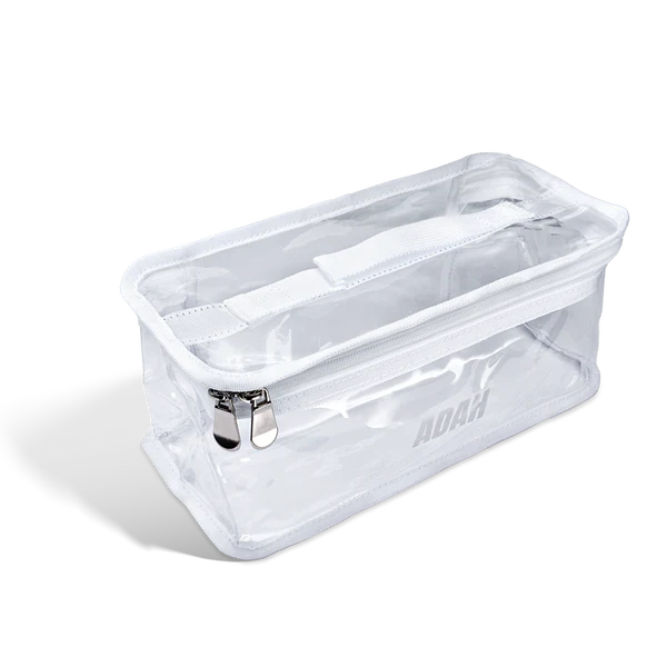 נרתיק איפור שקוף CLEAR POUCH | גדול Big | עדה לזורגן Adah Lazorgan