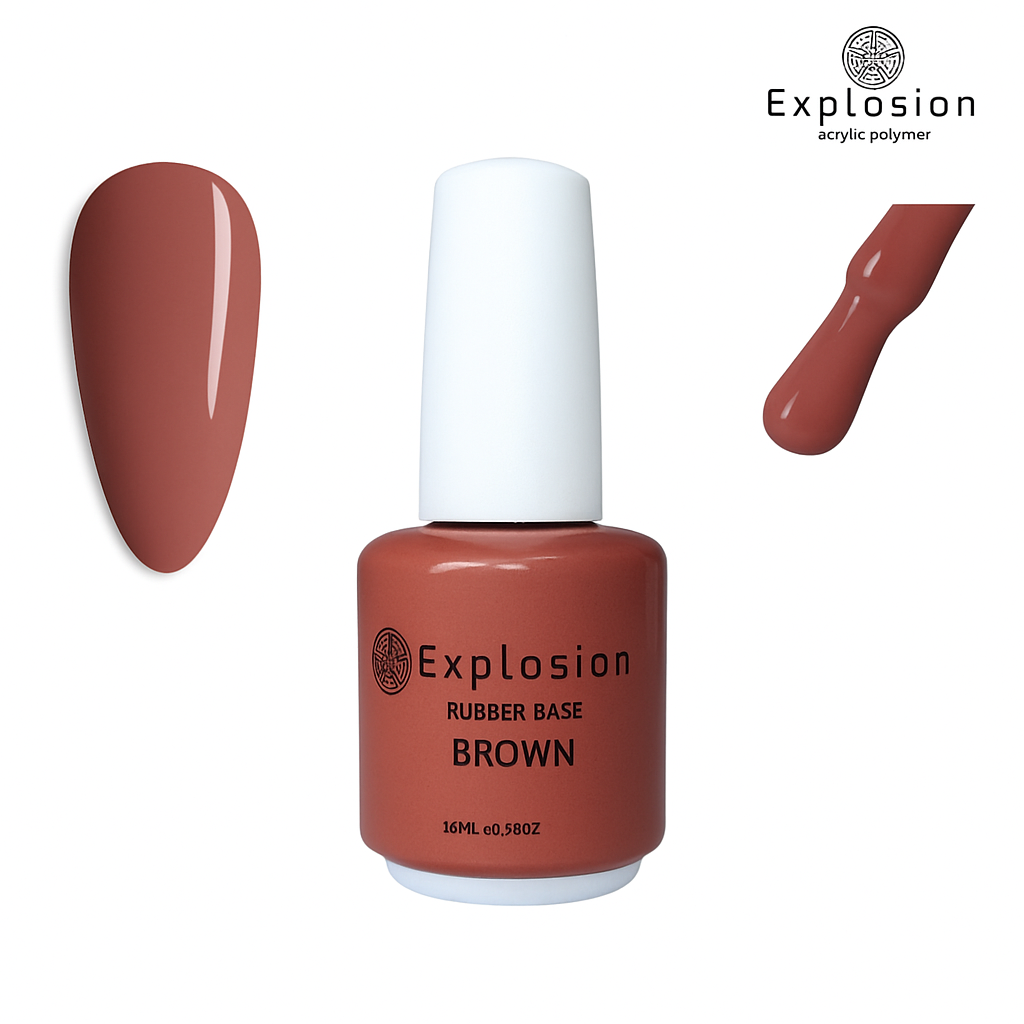 ראבר בייס | בראון |  16 מ"ל | אקספלושיין explosion