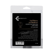 מארז 120 יח' – טיפסים / תבניות סיליקון לבנייה | שקד Almond | נייל קריאטיביטי