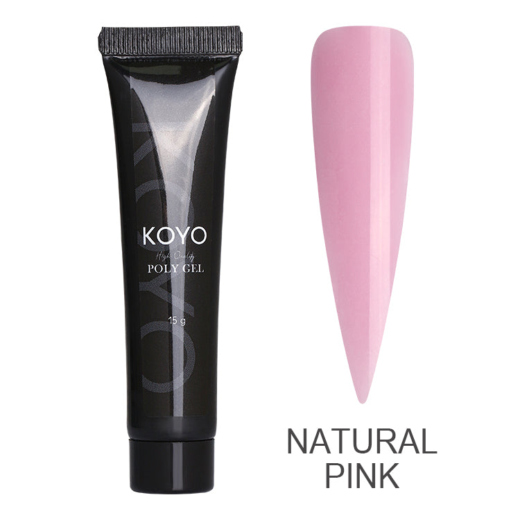 פוליג'ל 15 מ"ל | NATURAL PINK | קויו KOYO