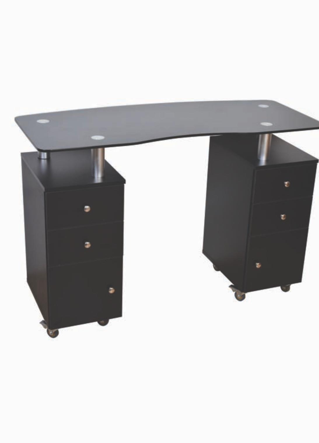 שולחן בניית ציפורניים עם הגבהות