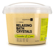 מלח אמבט קריסטלי | 3,1 ק"ג | ליים & מלפפון | פארמקס PHARMAX