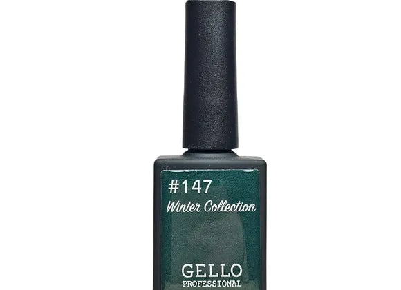 לק ג'ל 13 מ"ל | מס' 147 ירוק יער עמוק | גלו GELLO
