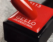 לק ג'ל 13 מ"ל | מס' 113 אדום חמרה | גלו GELLO