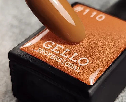 לק ג'ל 13 מ"ל | מס' 110 חום שוקולד | גלו GELLO