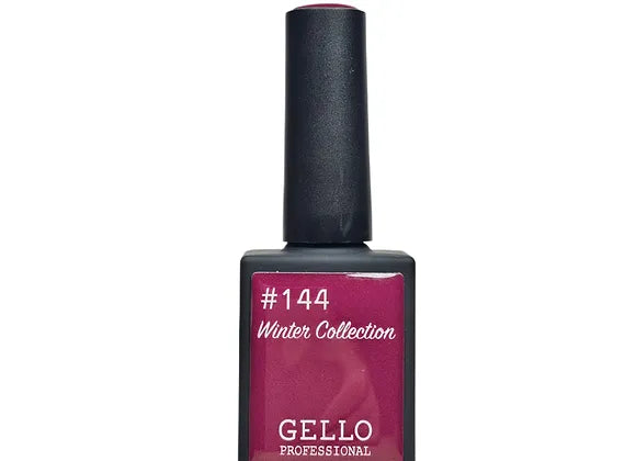 לק ג'ל 13 מ"ל | מס' 144 אדום דובדבן | גלו GELLO