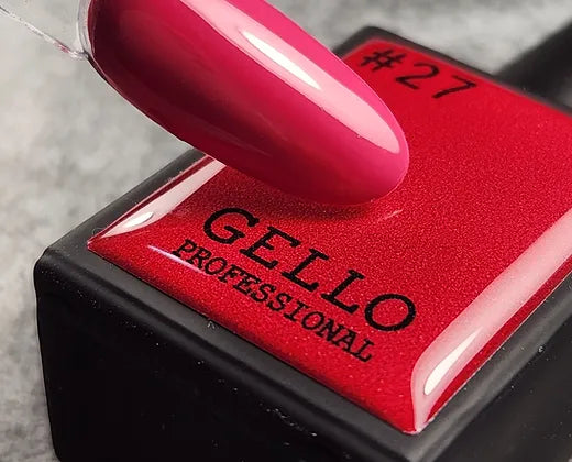 לק ג'ל 13 מ"ל | מס' 27 סגול ורוד | גלו GELLO