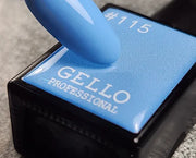 לק ג'ל 13 מ"ל | מס' 115 כחול שמיים | גלו GELLO