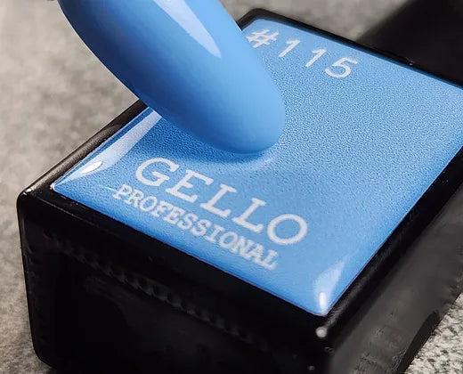 לק ג'ל 13 מ"ל | מס' 115 כחול שמיים | גלו GELLO