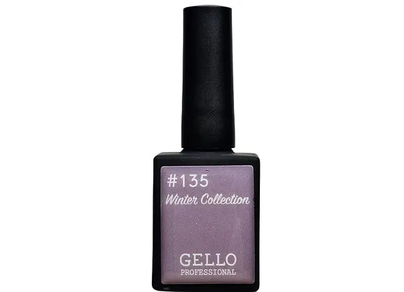 לק ג'ל 13 מ"ל | מס' 135 אפור סגול מעושן | גלו GELLO