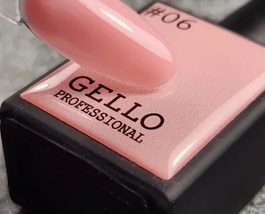 לק ג'ל 13 מ"ל | מס' 06 ורוד ברבי שקוף | גלו GELLO