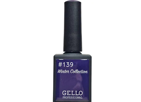 לק ג'ל 13 מ"ל | מס' 139 כחול כהה אינדיגו | גלו GELLO