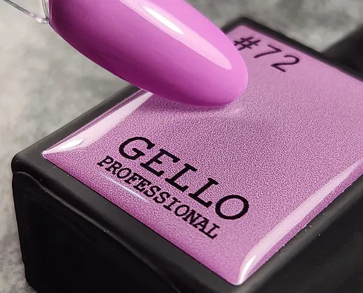 לק ג'ל 13 מ"ל | מס' 72 סגול | גלו GELLO