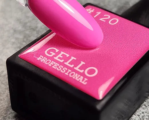 לק ג'ל 13 מ"ל | מס' 120 אדום כתום | גלו GELLO