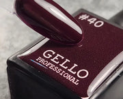 לק ג'ל 13 מ"ל | מס' 40 סגול חציל כהה | גלו GELLO