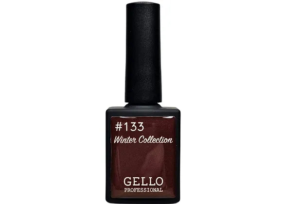 לק ג'ל 13 מ"ל | מס' 133 חום קפה חזק | גלו GELLO