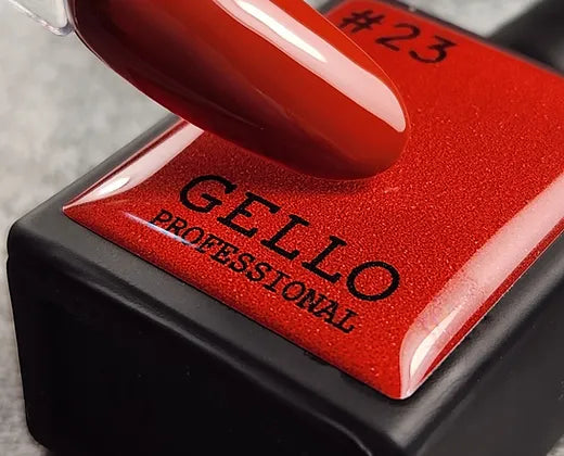 לק ג'ל 13 מ"ל | מס' 23 כתום חמרה | גלו GELLO