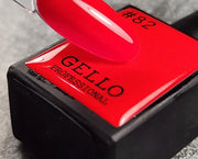 לק ג'ל 13 מ"ל | מס' 82 אדום ורוד זוהר | גלו GELLO