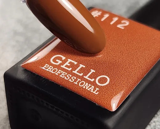 לק ג'ל 13 מ"ל | מס' 112 חום כהה | גלו GELLO