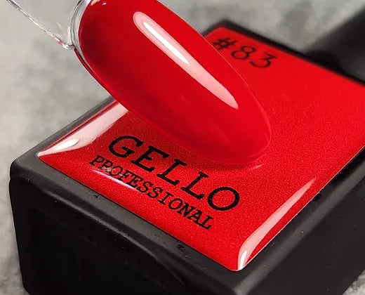 לק ג'ל 13 מ"ל | מס' 83 אדום ורוד | גלו GELLO