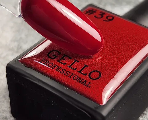 לק ג'ל 13 מ"ל | מס' 39 בורדו כהה | גלו GELLO