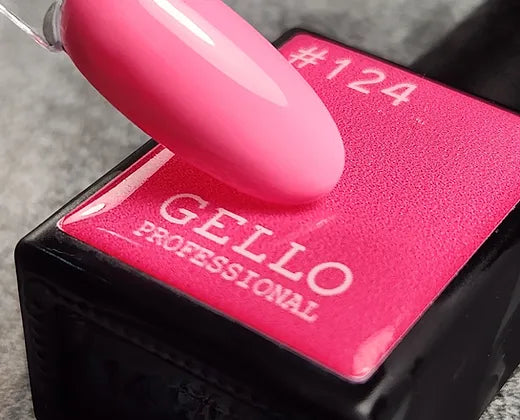 לק ג'ל 13 מ"ל | מס' 124 ורוד זוהר | גלו GELLO