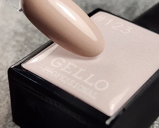 לק ג'ל 13 מ"ל | מס' 123 אבן אטום | גלו GELLO