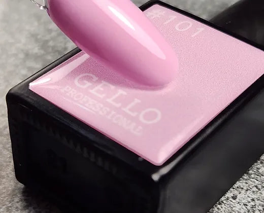 לק ג'ל 13 מ"ל | מס' 101 פסטל ורוד מסטיק בהיר | גלו GELLO