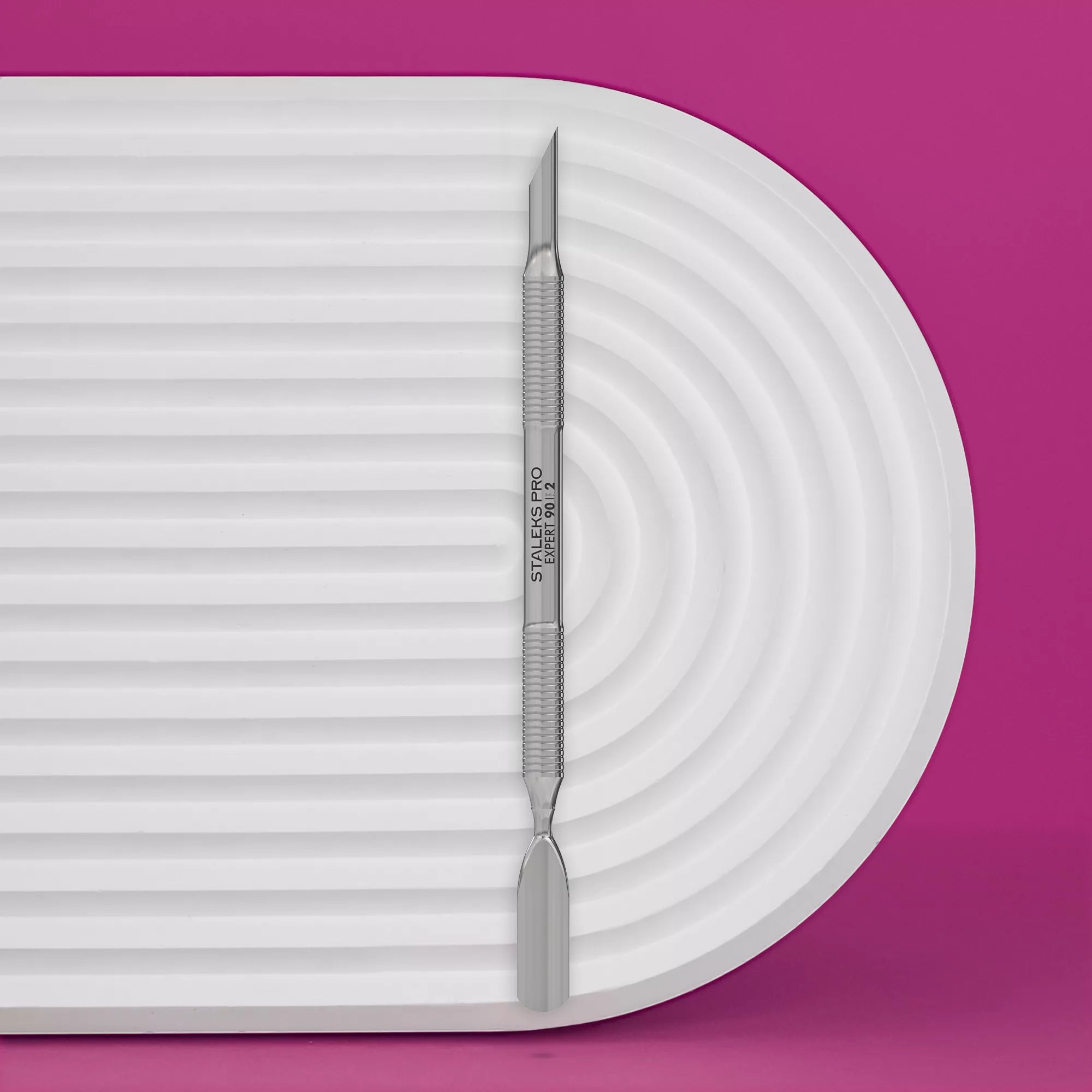 דוחף עור מניקור EXPERT 90 TYPE 2 (דוחף משופע ודוחף רחב מעוגל)