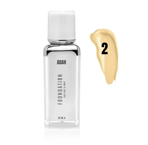 מייקאפ סילק SILK4K FOUNDATION | גוון 2 | עדה לזורגן Adah Lazorgan