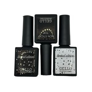 מארז קולקציית פתיתי שלג לבן + שחור + טופ | גלו GELLO