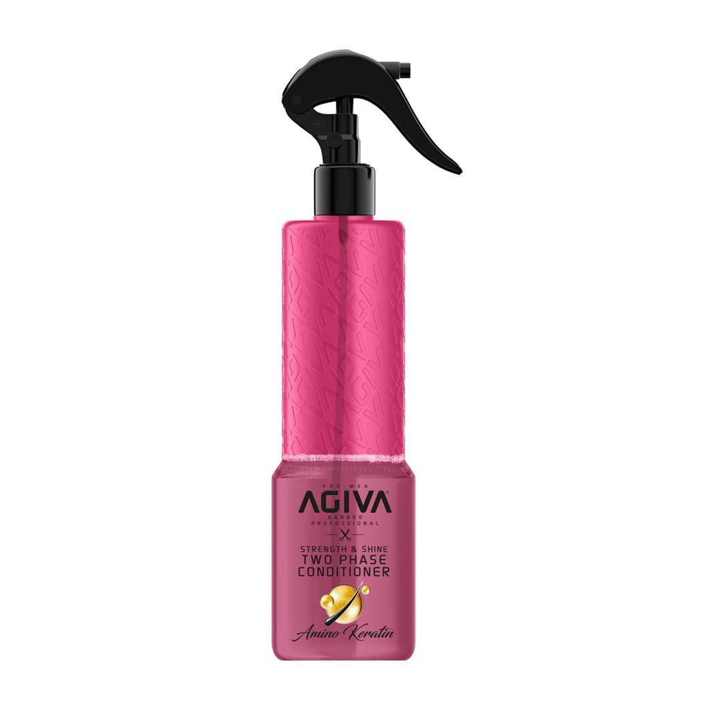 מרכך ללא שטיפה קרטין אגיבה Agiva Two Phase Conditioner Amino Keratin 400ml