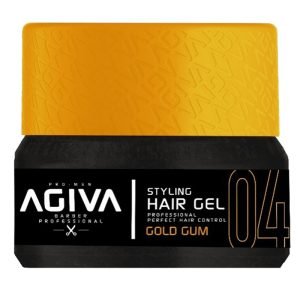 Agiva Styling Hair Gel Gum Gold 04 200ml - עיצוב גמיש עם נגיעה של יוקרה