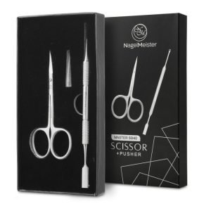 מספרים מניקור + דוחף עור טבעת | דגם 40|22 | נאגל מייסטר Nagel Meister