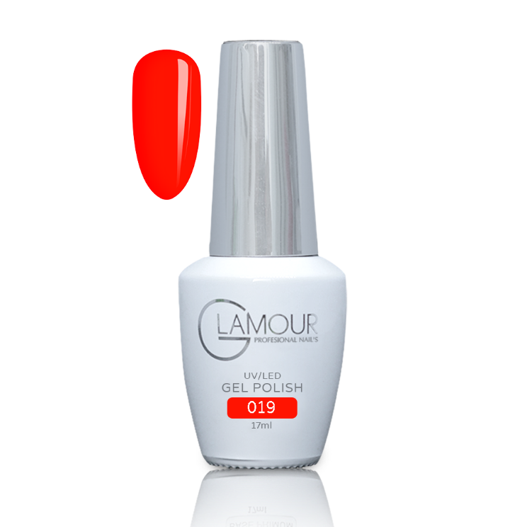 לק ג'ל מס' 019, 17 מ"ל - Glamour