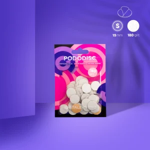 פצירות חד פעמיות לבנות לדיסק פדיקור PODODISC S EXPERT גריט 180 (50 יח')