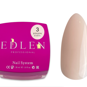 EDLEN - ג'ל בנייה פרימיום 30 מל צבע טבעי - מס 03