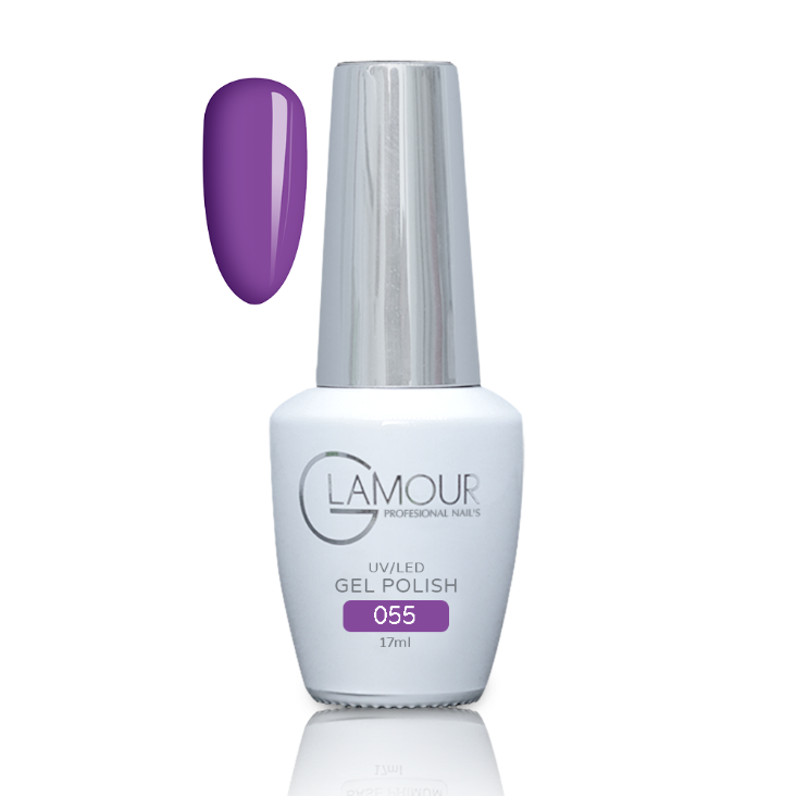 לק ג'ל מס' 055, 17 מ"ל - Glamour