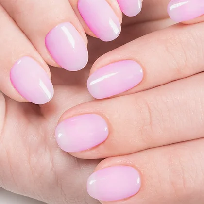 לק ג'ל 291 Picasso פרפל דיימונד - שקוף (בסיס לפראנץ) – תמונה 2