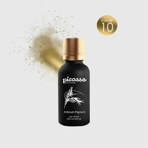 פיקאסו צבע זהב לאייר בראש מס' 10