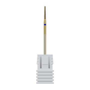 ראש שיוף יהלום לפדיקור עם ציפוי טיטניום ניטרייד TIN צורת קונוס מעוגל גסות בינונית TN-173-016L